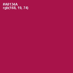 #A8134A - Jazzberry Jam Color Image