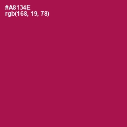 #A8134E - Jazzberry Jam Color Image