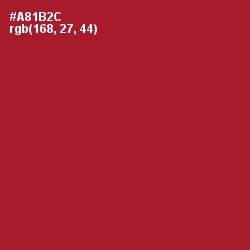 #A81B2C - Shiraz Color Image