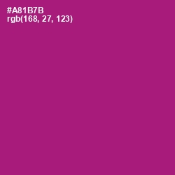 #A81B7B - Flirt Color Image