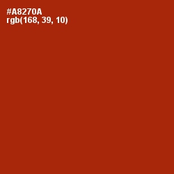 #A8270A - Tabasco Color Image