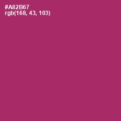 #A82B67 - Royal Heath Color Image