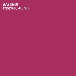 #A82E60 - Rouge Color Image