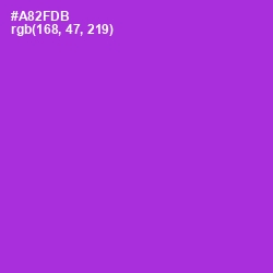#A82FDB - Electric Violet Color Image