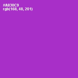 #A830C9 - Electric Violet Color Image