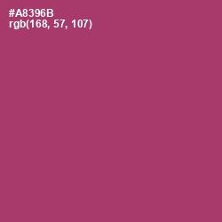 #A8396B - Rouge Color Image