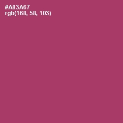 #A83A67 - Rouge Color Image