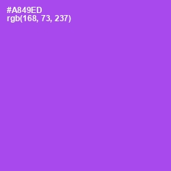 #A849ED - Amethyst Color Image