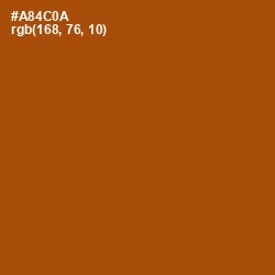 #A84C0A - Fire Color Image