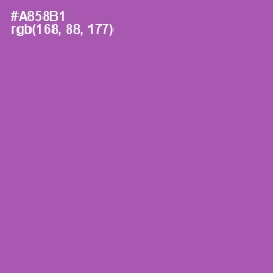 #A858B1 - Wisteria Color Image