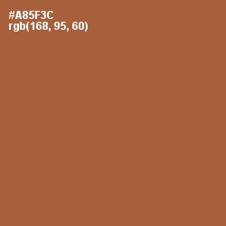 #A85F3C - Brown Rust Color Image
