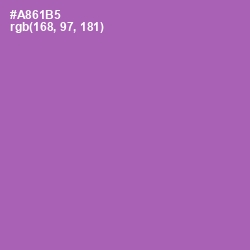#A861B5 - Wisteria Color Image