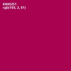 #A90251 - Jazzberry Jam Color Image