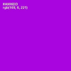 #A906DD - Electric Violet Color Image