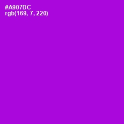 #A907DC - Electric Violet Color Image