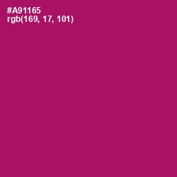 #A91165 - Lipstick Color Image