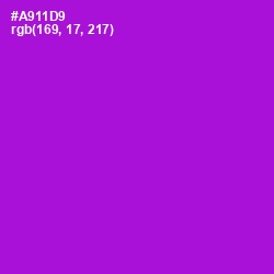 #A911D9 - Electric Violet Color Image