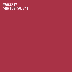 #A93247 - Night Shadz Color Image