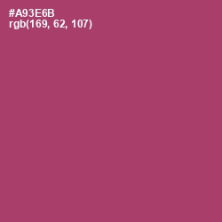 #A93E6B - Rouge Color Image