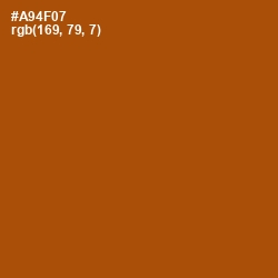 #A94F07 - Fire Color Image