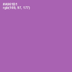 #A961B1 - Wisteria Color Image