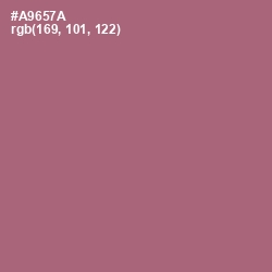 #A9657A - Coral Tree Color Image