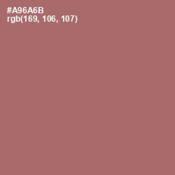 #A96A6B - Coral Tree Color Image