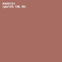 #A96C63 - Coral Tree Color Image