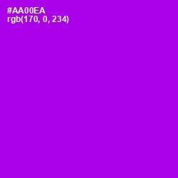 #AA00EA - Electric Violet Color Image