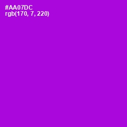 #AA07DC - Electric Violet Color Image