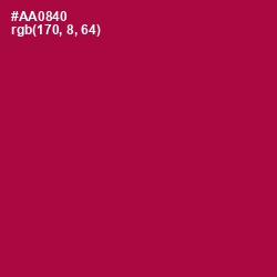 #AA0840 - Jazzberry Jam Color Image