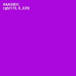 #AA08DC - Electric Violet Color Image