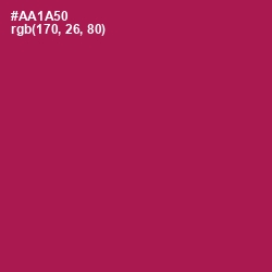 #AA1A50 - Jazzberry Jam Color Image