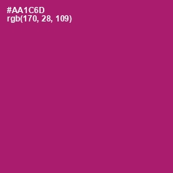 #AA1C6D - Lipstick Color Image