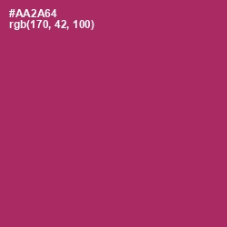 #AA2A64 - Hibiscus Color Image