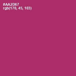 #AA2D67 - Royal Heath Color Image
