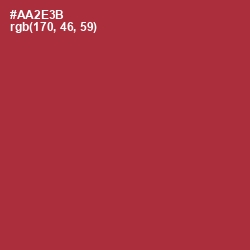 #AA2E3B - Well Read Color Image