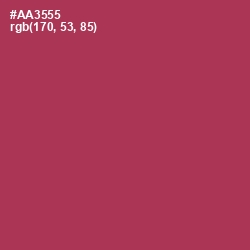 #AA3555 - Night Shadz Color Image
