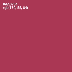 #AA3754 - Night Shadz Color Image
