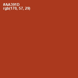 #AA391D - Tabasco Color Image