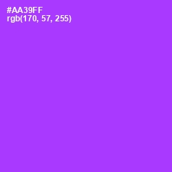 #AA39FF - Electric Violet Color Image