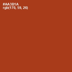 #AA3B1A - Tabasco Color Image