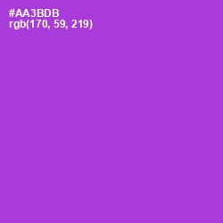 #AA3BDB - Electric Violet Color Image