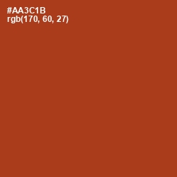 #AA3C1B - Tabasco Color Image