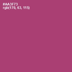 #AA3F73 - Royal Heath Color Image