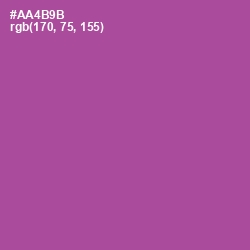 #AA4B9B - Tapestry Color Image