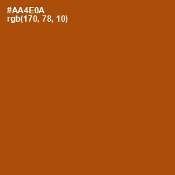 #AA4E0A - Fire Color Image
