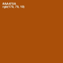 #AA4F0A - Fire Color Image