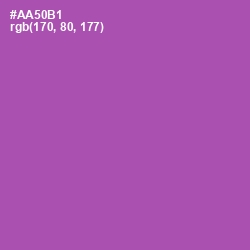 #AA50B1 - Wisteria Color Image