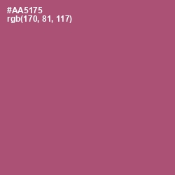 #AA5175 - Cadillac Color Image
